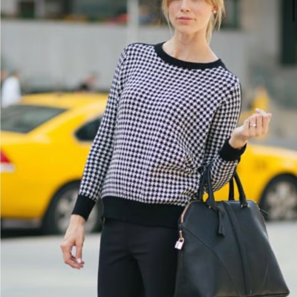 Joie wool & cashmere chevron sweater